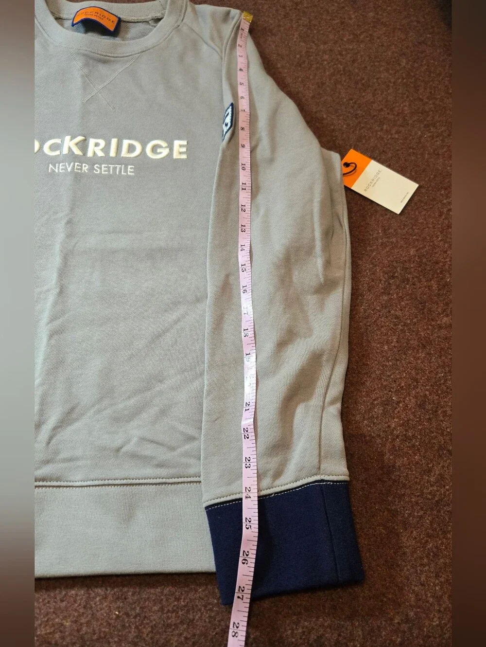 New! Rockridge Crew Neck Sweatshirt Cotton Size Large Bay Area Berkeley Oakland